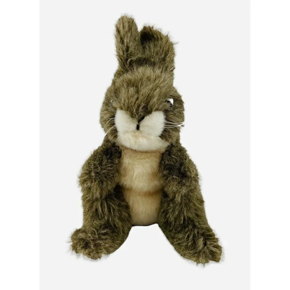 Folkmanis Mini Jack Rabbit Finger Puppet Plush Easter Spring Soft Toy Bunny Cute
